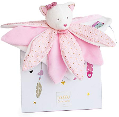 Doudou et Compagnie DC3550 ATTRAP-Reve - CAT pet doudou, rosa, uni