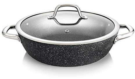 Tescoma President Stone - Sartén honda con tapa (28 cm)