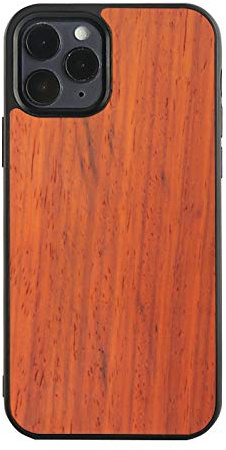 Coque iPhone 12 /iPhone 12 Pro en Bois Véritable Fabriqué à la Main en Bois/Bambou Naturel Housse/Étui pour iPhone 12 /iPhone 12 Pro (2)