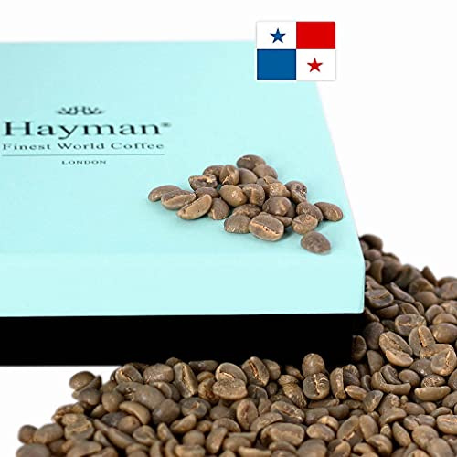 Hayman, 100% Panama Geisha Coffee, Green Coffee Beans, 680g | Unroasted Panamanian Gesha Beans To Roast With Roasting Machine