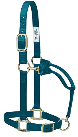Weaver Leather Unisex-Erwachsene 1,9 cm Orig ADJ Wean HLTR, TE Halfter, Petrol, Weanling Horse