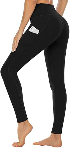 CAMPSNAIL Leggings for Women UK with Pockets High Waisted Trousers for Yoga