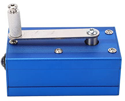 Générateur de Main en Alliage d'Aluminium - Chargeur de Téléphone Manivelle Rechargeable Avec Lumière COB pour la Survie en Camping en Plein Air