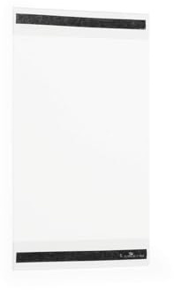 Hållbar informationshållare rPET A4 magnetisk, av återvunnen PET, transparent, 5 st, 504819