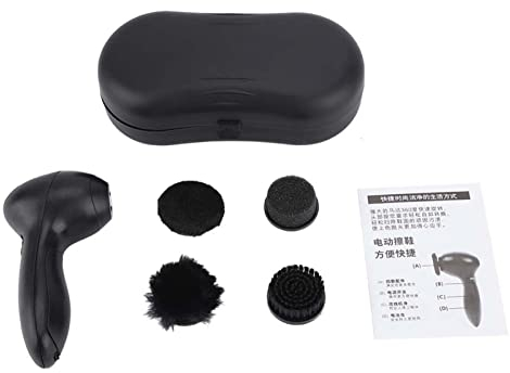 HAOHIZE Electric Shoe Polisher,Electric Shoes Polisher Machine Portable Electric Shoe Shine Kit Shoe Shiner Dust Machine for Leather Bags Car Seat Maintenance