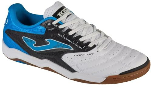 Joma Cancha 2402 IN CANW2402IN, Men Indoor Football Trainers, White, 42 EU