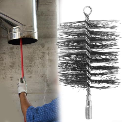 Besshepplo Cepillos de limpieza de tuberías de acero inoxidable Cepillo de alambre flexible Cepillo de alambre de tubería Cepillo de alambre de acero inoxidable Cepillos de alambre Cepillo de alambre