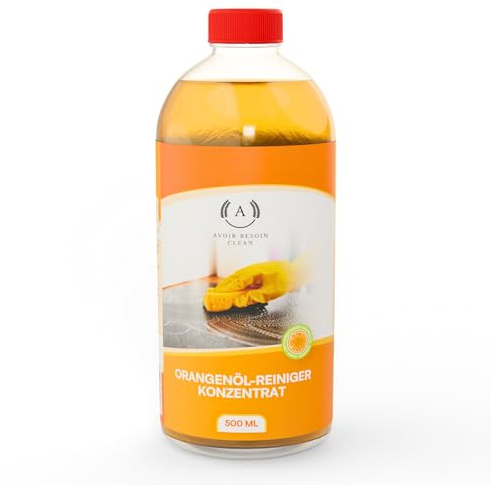 Orangenöl Reiniger 500 ml Konzentrat - Orangenreiniger Orangenölreiniger Cleaner Allzweckreiniger Putzmittel - Kaugummi und Tinte entfernen Fettentferner Küchenfronten reiniger Badreiniger | Orangenölreiniger, Cleaner, Putzmittel – entfernt Kaugummi, Tinte & Fett auf Küchenfronten und im Bad