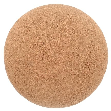 HANABASS Yoga Faszienball Kork 6cm Massageball Rücken Nacken Fuß Faszienmassage Muskelentspannung Fitness Wellness
