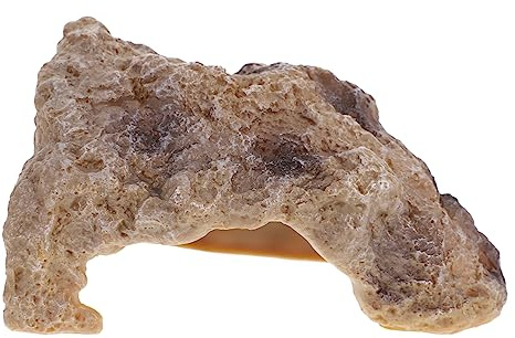 Milisten Abri Tortue Résine Réaliste pour Aquarium Décoration Paysage Rocheux Cachette Poissons et Reptiles Accessoire Naturel pour Aquarium Eau Douce et