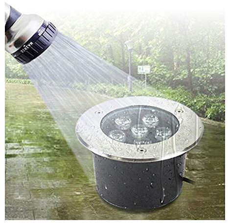 WZYDYDY Faretti Ad Incasso Giardino Impermeabile IP68 AC220V Incorporato Lampada da Pavimento Giardino Terrazza, 8 Colori, 3W9W12W36W(G,9W)