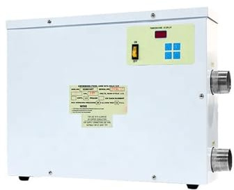 5,5-18KW högeffektiv poolvärmarepump Elektrisk poolvärmare med digital display for badkar, SPA Effektiv uppvärmning(11KW)
