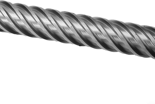 Eawfgtuw Foret SDS-MAX pour marteau perforateur à tige pour béton, brique, pierre – 18–25 mm de diamètre x 280 mm de long, rainure en spirale en forme de W pour un retrait efficace des copeaux (25 x