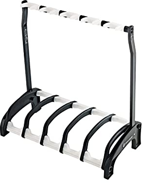 König & Meyer Guardian Ständer für 5 E-Gitarren, Schwarz-Weiss