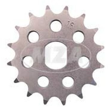 RESO Antriebskettenrad, Ritzel, Tuning - KR51/2, S51, S70, SR50, SR80 - 16Z - 16 Zähne - mit Erleichterungsbohrungen -