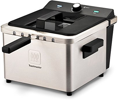 Toastmaster TM-168DF 4-Liter Stainless Steel Deep Fryer, Black
