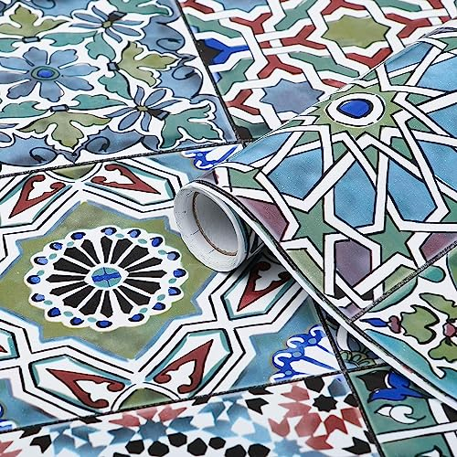 d-c-fix Möbel-Klebefolie Faroso, 45 cm x 1,5 m - abwaschbare und selbstklebende Deko-Folie für Küche, Schrank, Tisch & Fensterbank - modern & nachhaltig