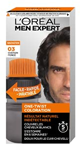 L'Oréal Paris Men Expert - Herren-Färbung - One Twist Coloration - Farbtöne: Dunkelbraun (03)