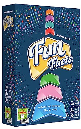 Asmodee - Fun Facts | Gioco da Tavolo, 4-8 Giocatori, 8+ Giocatori, Edizione in Italiano