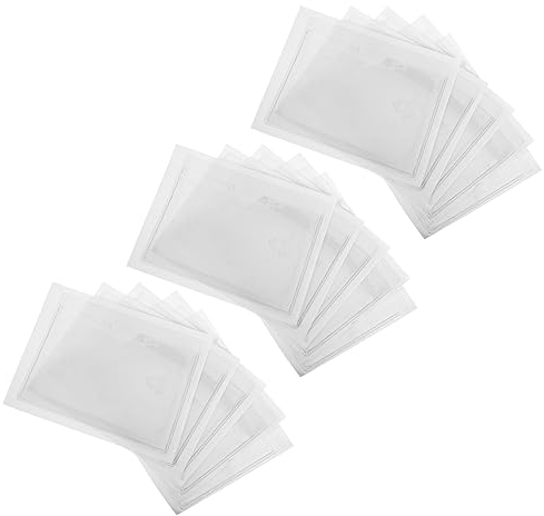 MAGICLULU Pvc Etikettentaschen 10x8cm Selbstklebende Klarsichthüllen Kartenhüllen Transparent Reißfest Für Namensschilder Und Karten Klebetasche Für Büro Und Einzelhandel