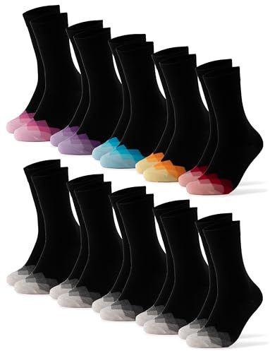 Occulto Damen Bunte Socken 10er Pack (Modell: Evelin) Mix1 39-42