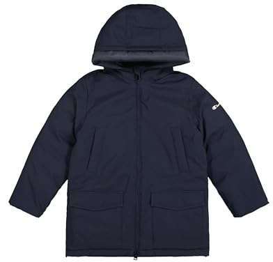 Champion Legacy Outdoor B (306873) - Light Neoprene Woven145gr Hooded Giacca, Blu Marino (NNY), 3-4 anni (XXS) Bambino FW24