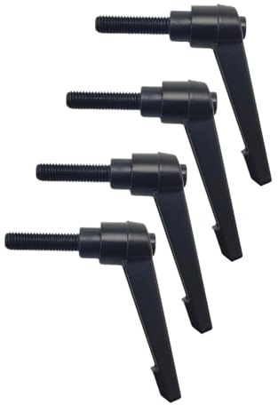 Kounrunppy M4 Klemmhebel Griff Griff Griff Einstellbar Gewinde Verstellbare Klemmhebel Griff Handgriff Verstellbarer Griff 4 Stück (M4*16)
