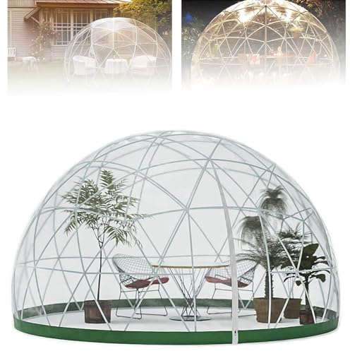 FANYING Blasenzelt, Kuppelhaus, Gartengewächshaus, Iglu-Kuppelzelt, Outdoor-Familienzelt, 3,6 m/12 Fuß, Gartenkuppel, Tür und Fenster für Hinterhof, Outdoor, Party