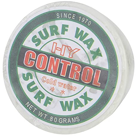 POENVFPO Surfwachs, rutschfeste Basis, Tropisch, Warm, Kühl, Kalt, 5er-Pack für Surfbrett-Wachse mit Wassertemperatur (Green)