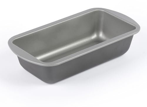 Salter Essentials Molde para Pan de 25 cm – Antiadherente, Bandeja Rectangular para Pan, Apta para Lavavajillas, Fácil de Limpiar, Hecho en el Reino Unido, Acero al Carbono, Libre de PFOA, BW13663