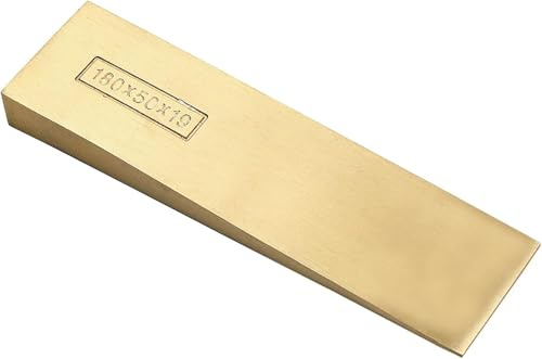 WEDO Non-Sparking Flange Wedge, Aluminium Bronze, 10x50x100mm | Pipe Fitting Welding Tools, Wedges Shims, Spreading Flanges Triangle Tool, Corrosion Resistant,BAM & FM Certificate