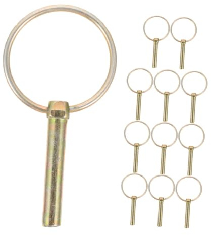 CAXUSD 12pcs Tractor Trailer Hitch Pins Assortment Kit Pins Ring Trailer Coupler and Kits