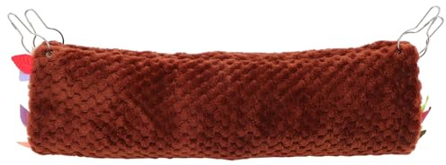 UPKOCH Kleintier Hängeschlafsack Doppeltes Futterversteck Kuscheltunnel für Meerschweinchen und Hamster als Schlaf und Versteckplatz