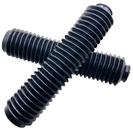 TILIEINE Copertura per Ammortizzatore Moto Adatto per Honda CR125 CR150 CR250 CR500 CRF230 CRF250R CRF250X CRF450R CRF450X Soffietti Forcella Anteriore in Gomma per Moto Protezioni Forcella(Black)