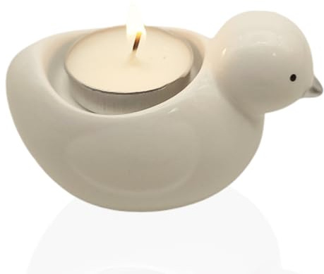 Dorephine Ceramic Tealight Holder, Candle Holder Ceramic Votive Candle Stand For Home Office Bedroom Gifts & Decor (Bird-L)