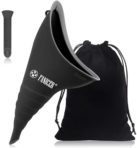 Yagaspantery Dispositivo per minzione femminile, imbuto portatile riutilizzabile per donne, coppette per urina che consentono alle donne di fare pipì facile e pulito, per attività all'aperto