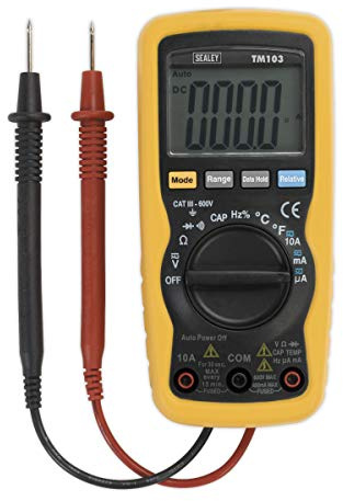 Sealey Tm103 Professional Auto-Ranging Digital Multimeter - 11 Function
