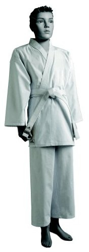 adidas Karateanzug Basic mit weissem Gürtel, 120 cm