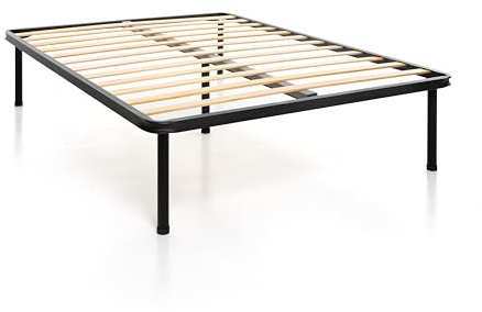 DOLCI SOGNI Rete Matrimoniale 180x200, Rete Ortopedica con Piedi Smontabili e 5° Piede Centrale per Massima Stabilità, Letto King Size, Struttura Letto Matrimoniale 180x200, 100% Made in Italy