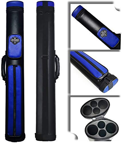 IPS IP SMART 2 x 2 Harte Queue-Koffer, oval, für Billardqueue, Billardstock, Tragetasche