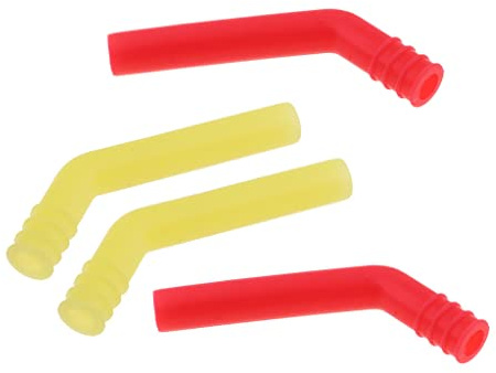 Perfeclan 4 Pcs Silencieux Tuyau D'échappement Sliocone Tube pour 1/8 1/10 Échelle Modèle Nitro RC