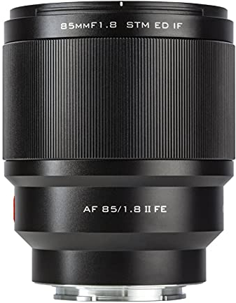 VILTROX Version2 85mm F1.8 II STM Autofocus Objetivo de Retrato de Fotograma Completo de Gran Apertura Compatible con Sony E-Mount Cámaras A7Ⅲ a7RⅢ a9 a7SⅡ a7RⅡ a7Ⅱ a7S a7 a7R a6400 a6500
