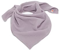 nanito Schal Halstuch Musselin Musselintuch Farbwahl Kinder Kinderhalstuch Baby Junge Mädchen Spucktuch Tuch 45 x 45 cm (mauve)