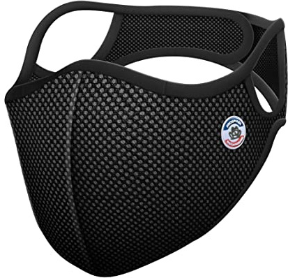 FROGMASK - Masque de protection - anti-pollution vélo, anti-pollen, anti-poussière - Réutilisable - lavable - un Filtre FFP2 Inclus – Fabriqué en France - Livraison gratuite