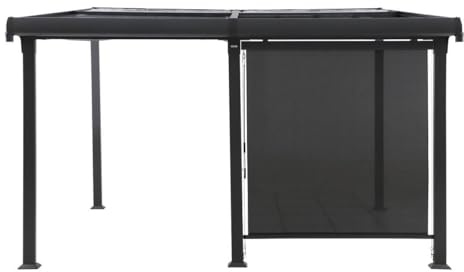 Hespéride - Tenda a pergola in Ardesia enolie 4x3,5m