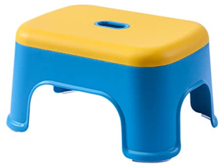 Hemobllo Kinderhocker Kleinkind-Tritthocker Klappbarer Tritthocker Faltbarer Tritthocker Klapphocker Tritthocker Zweistufige Leiter Kinder-Tritthocker Tritthocker Für Bett Hocker