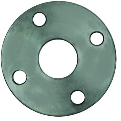 Flangia Piana da Saldare PN6 DN40 Acciaio al Carbonio 4 fori M12 Conforme EN