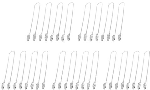 Bdfhjln 20 Stücke Servietten Kette Servietten Halter Servietten Klammern Kette Flexibler Umhängeriemen für Senioren, ältere Erwachsene, Kinder