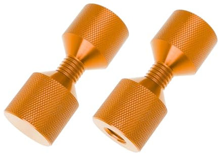 Aluminium-Flansch-Ausrichtungsstift-Set, langlebiges Rohrpositionierungswerkzeug, leichte Flanschausrichtung für Auto, Schiffsmaschinen, 2 Stück