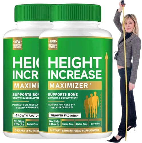 Natürliches Nahrungsergänzungsmittel Zum Größerwerden, Nahrungsergänzungsmittel Für Das Größenwachstum Und Wachstumsvitamine (2Pcs)
